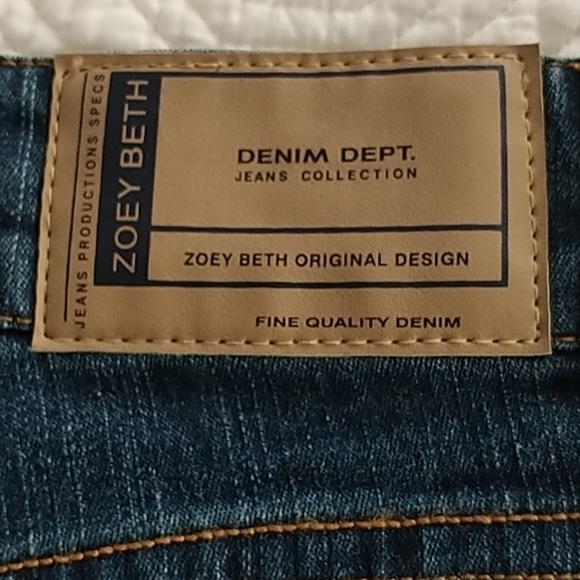 Zoey Beth Cuffed Jeans Sz 11/12 - Picture 7 of 10